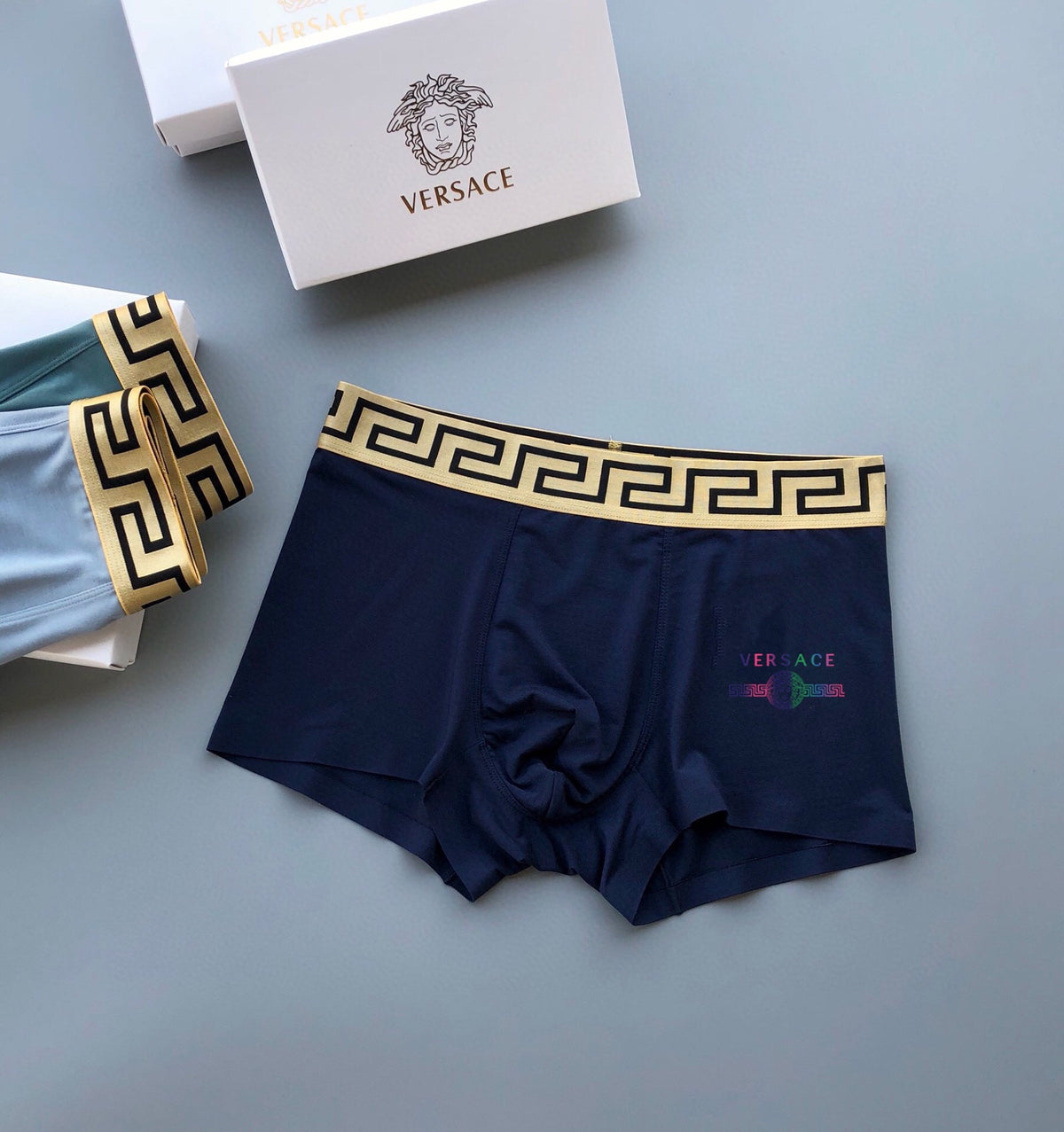 Versace Modal Men's Boxer Briefs - 3-Piece Box