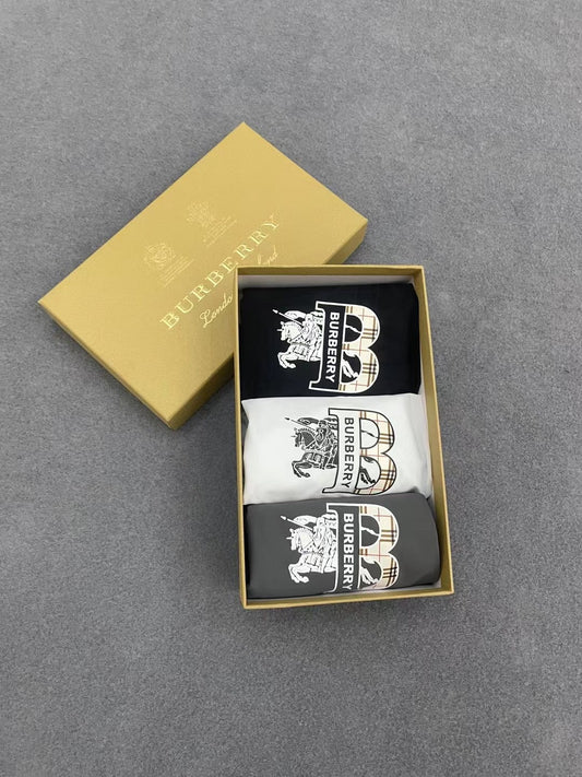 Burberry Milk-Silk Men's Boxer Briefs - 3-Piece Box