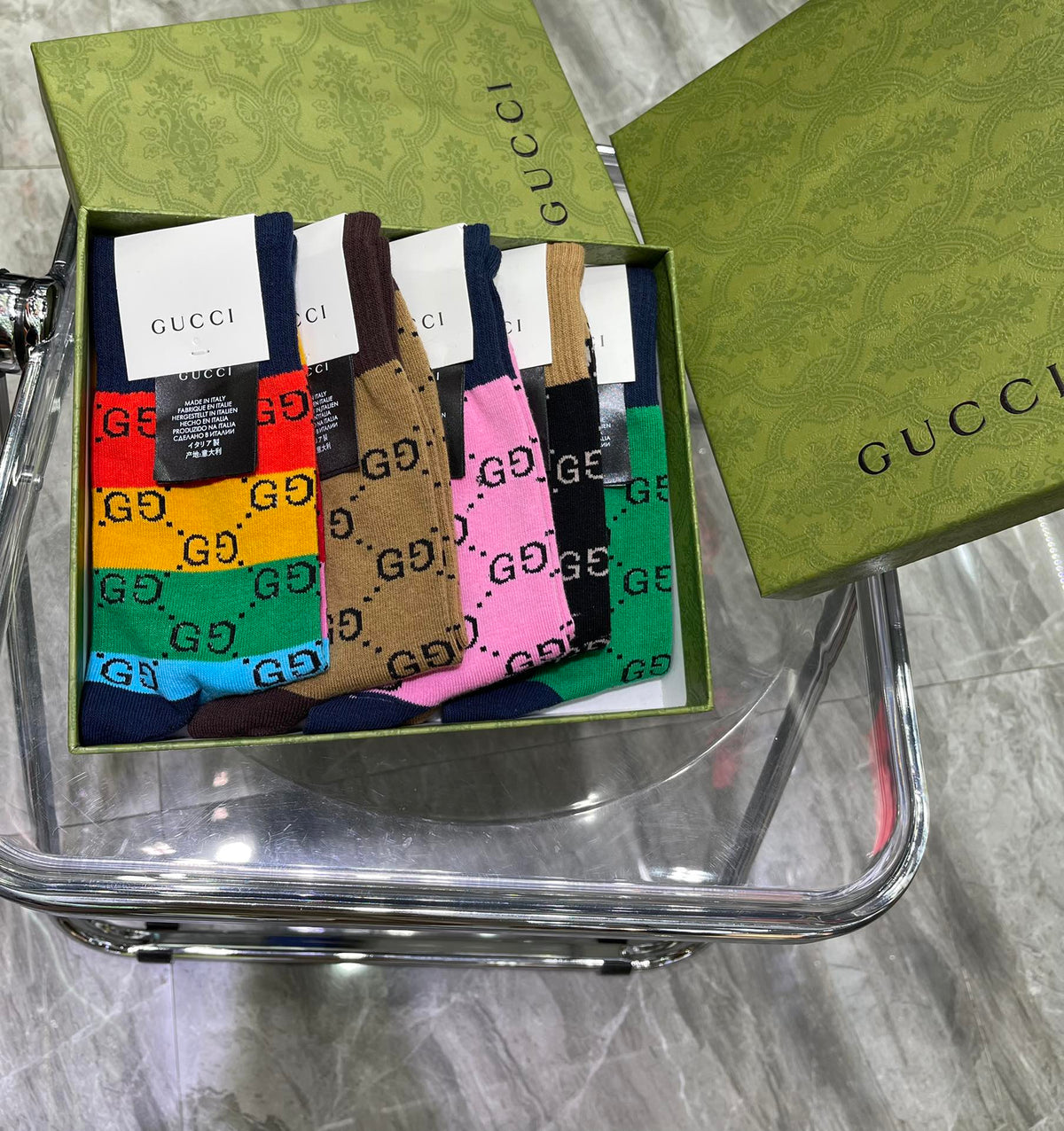 Gucci Cotton Short Socks