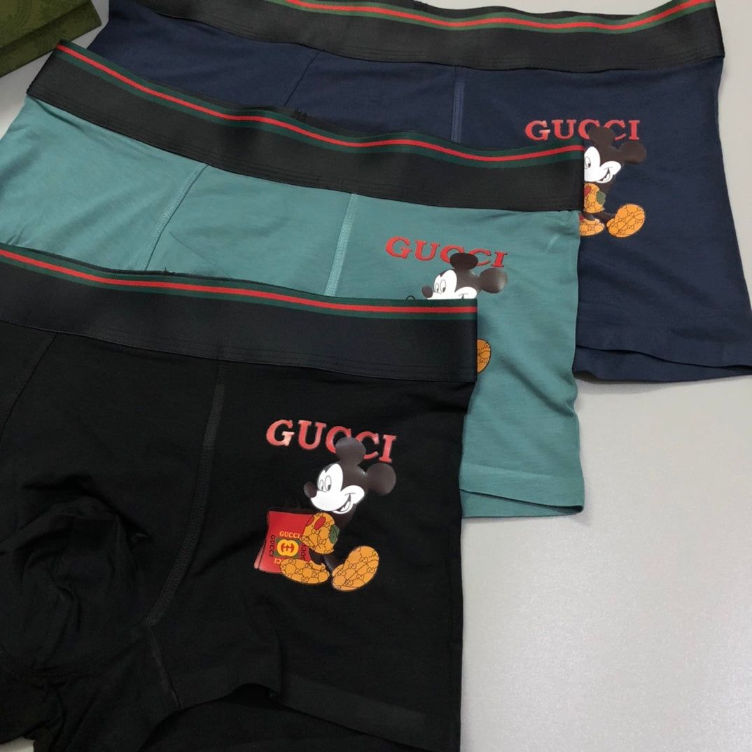 Gucci Modal Men's Boxer Briefs - 3-Piece Box