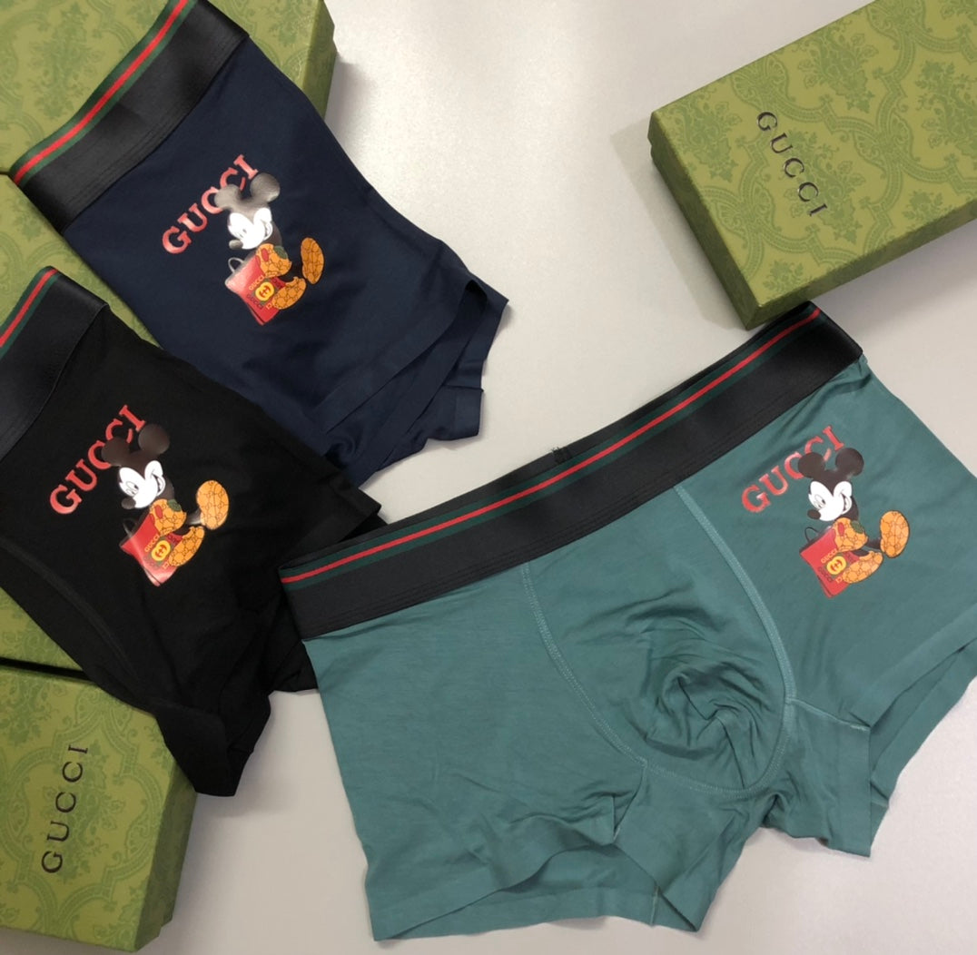 Gucci Modal Men's Boxer Briefs - 3-Piece Box