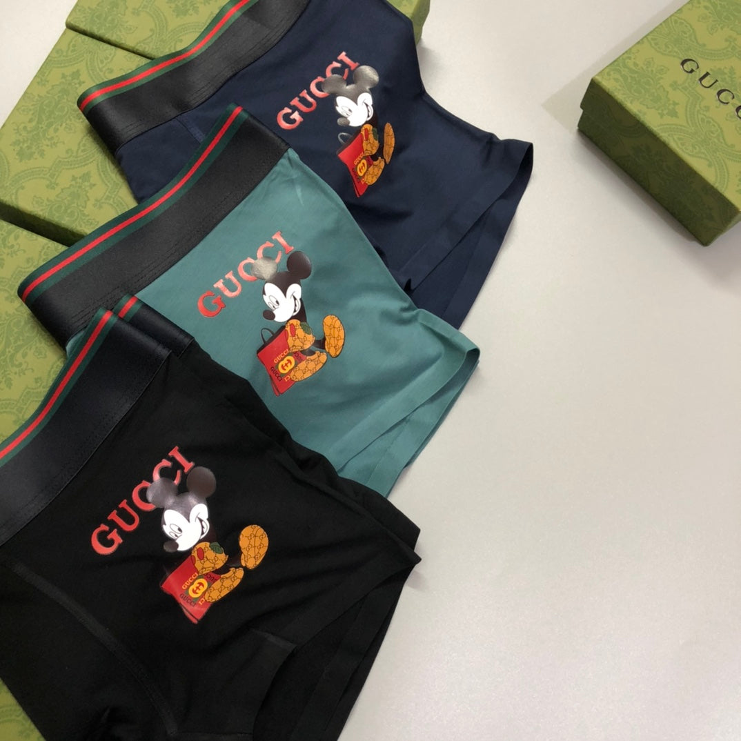 Gucci Modal Men's Boxer Briefs - 3-Piece Box