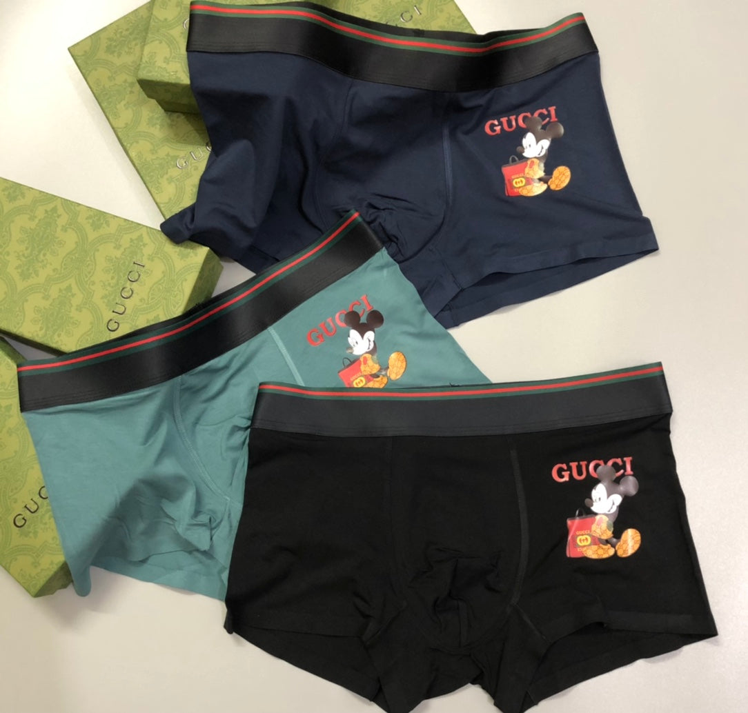 Gucci Modal Men's Boxer Briefs - 3-Piece Box