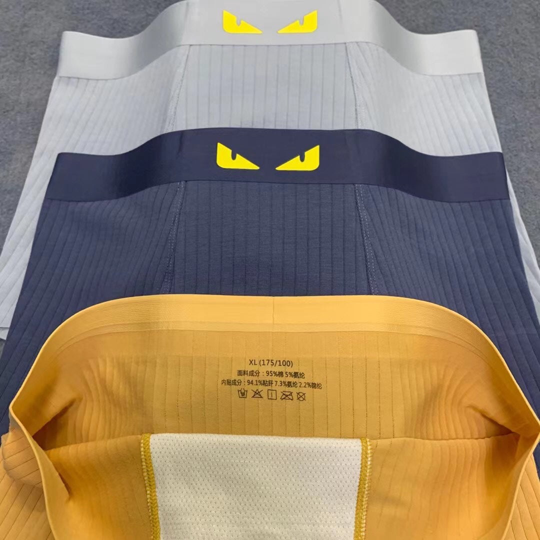 Fendi Cotton Men's Boxer Briefs - 3-Piece Box