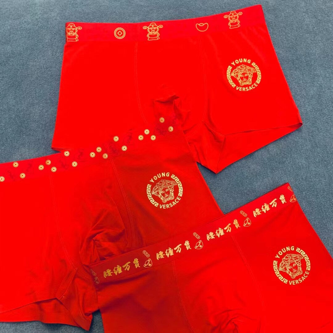 Versace Modal Men's Boxer Briefs - 3-Piece Box