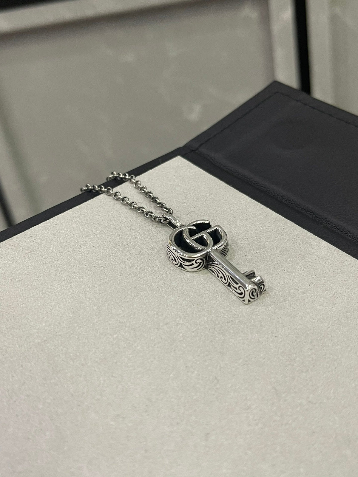 Martin Graham jewelry accessory in polished metal-tone – front product view