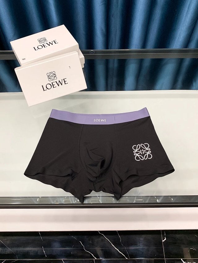 Loewe Visible Waistband, Colour And Emblem Details Men's Boxer Briefs - 3-Piece Box
