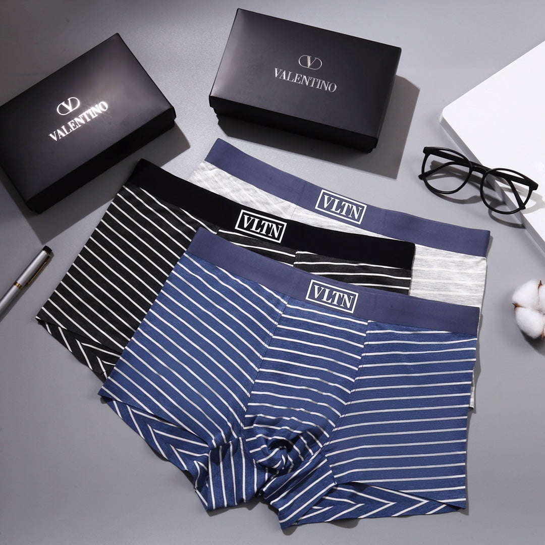 Valentino Modal Men's Boxer Briefs - 3-Piece Box