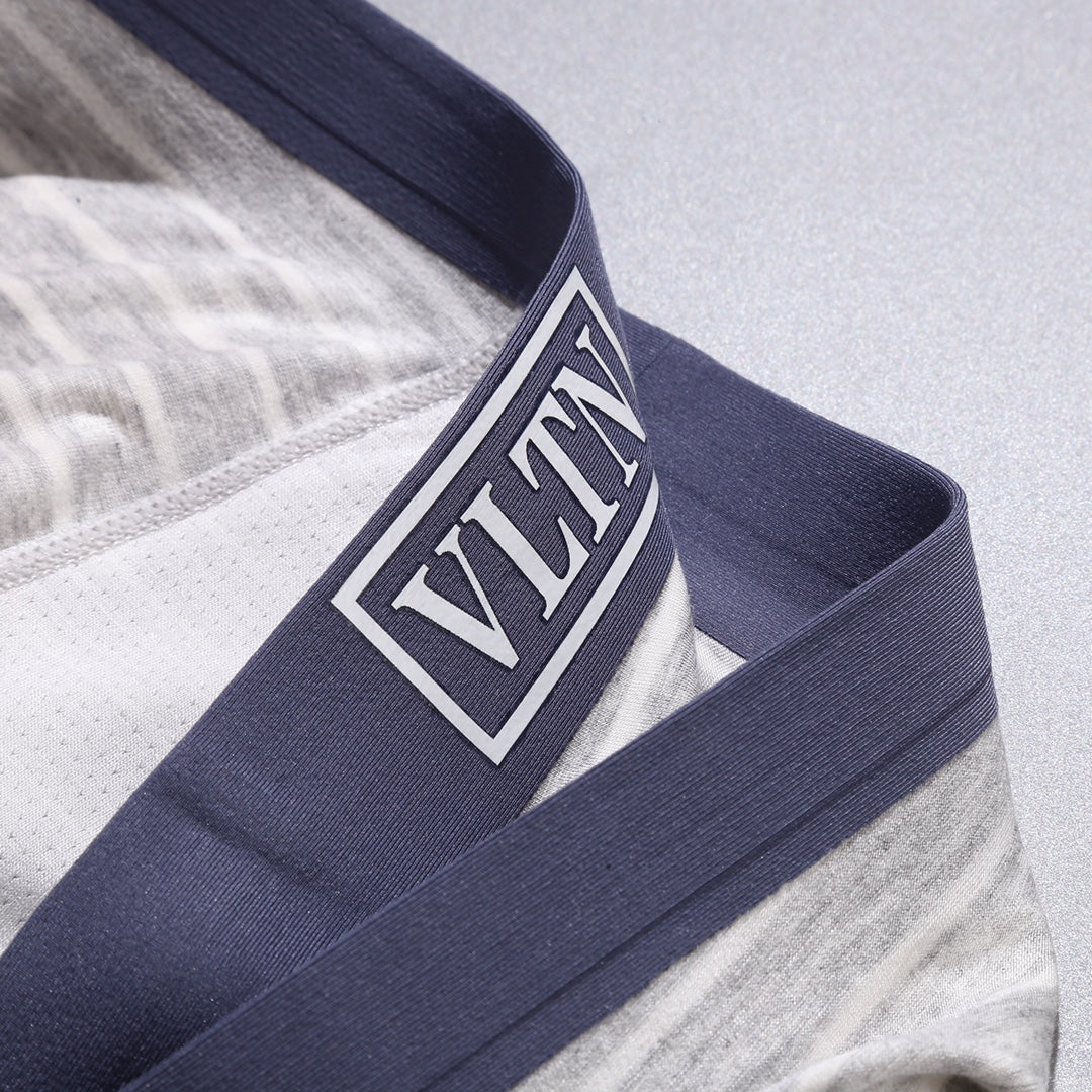Valentino Visible Waistband, Colour And Emblem Details Men's Boxer Briefs - 3-Piece Box