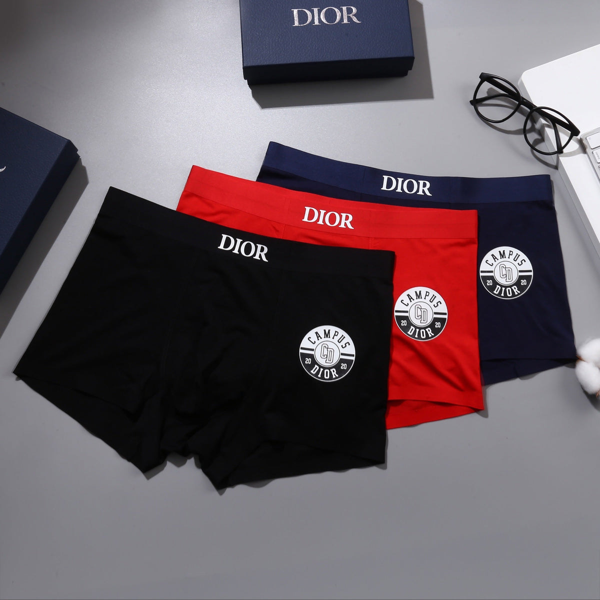Dior Modal Men's Boxer Briefs - 3-Piece Box
