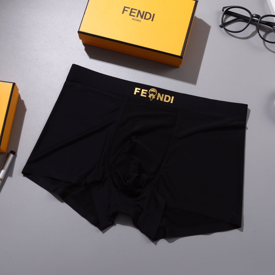 Fendi Nylon Blend Men's Boxer Briefs - 3-Piece Box