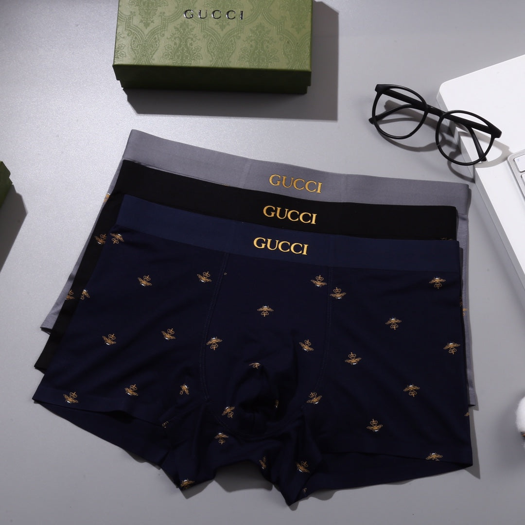 Gucci Modal Men's Boxer Briefs - 3-Piece Box