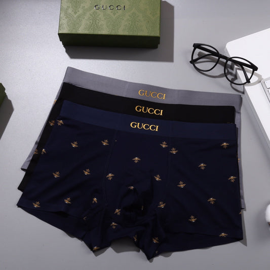 Gucci Modal Men's Boxer Briefs - 3-Piece Box