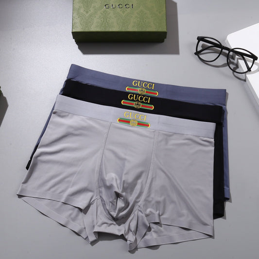 Gucci Nylon Blend Men's Boxer Briefs - 3-Piece Box
