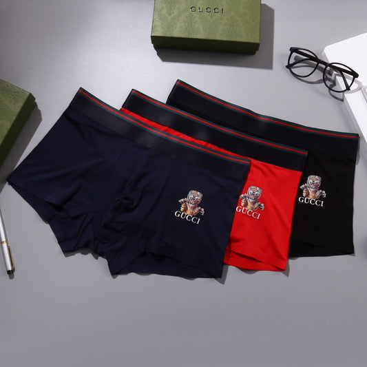 Gucci Modal Men's Boxer Briefs - 3-Piece Box