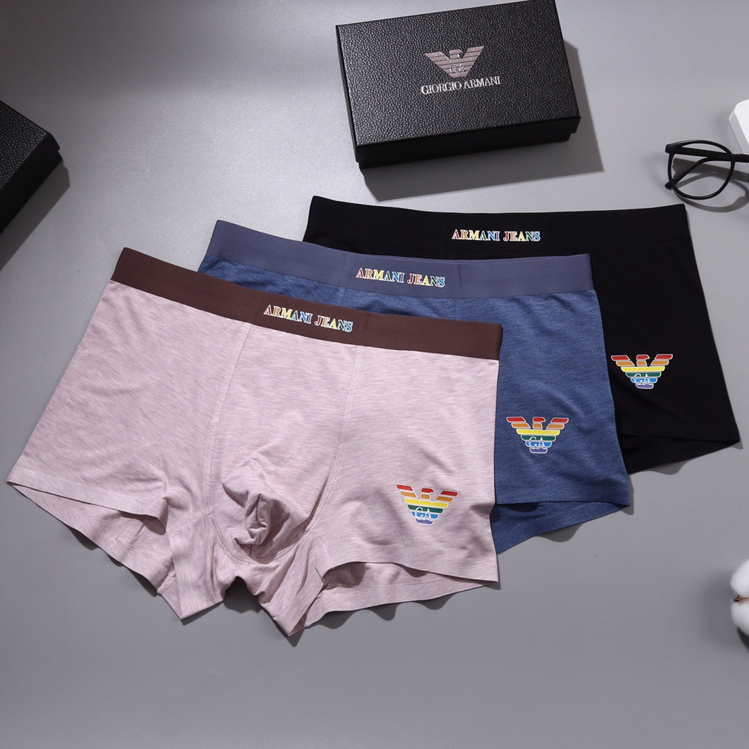 Emporio Armani Modal Men's Boxer Briefs - 3-Piece Box - Sizes L-XXXL
