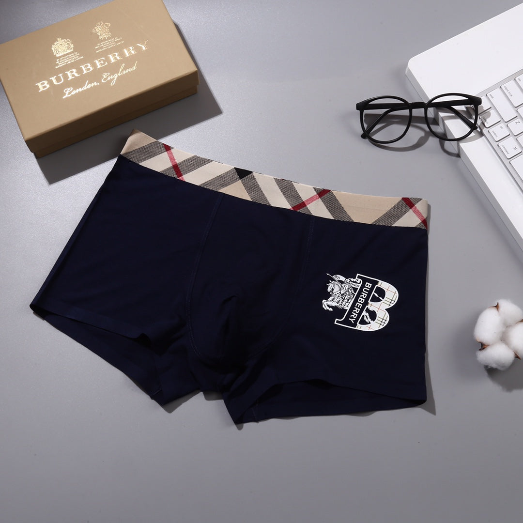Burberry Men's Modal Blend Boxer Briefs - 3-Piece Box