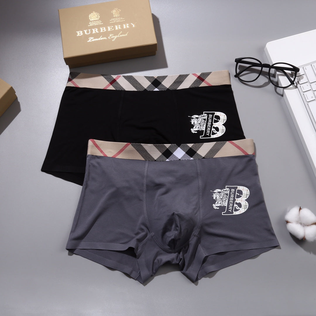 Burberry Men's Modal Blend Boxer Briefs - 3-Piece Box