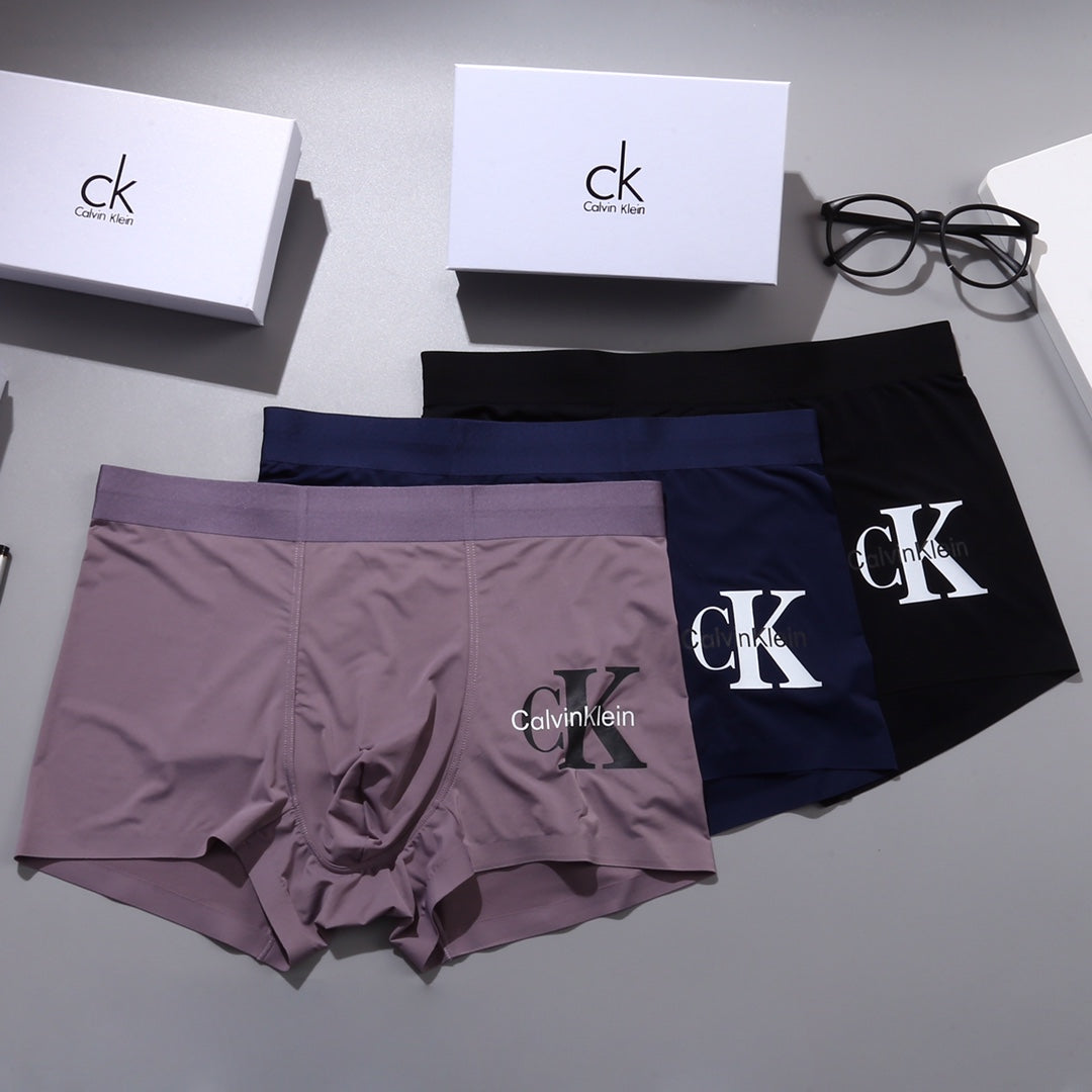 Calvin Klein Six-Colour Boxer Briefs 3-Piece Box Collection