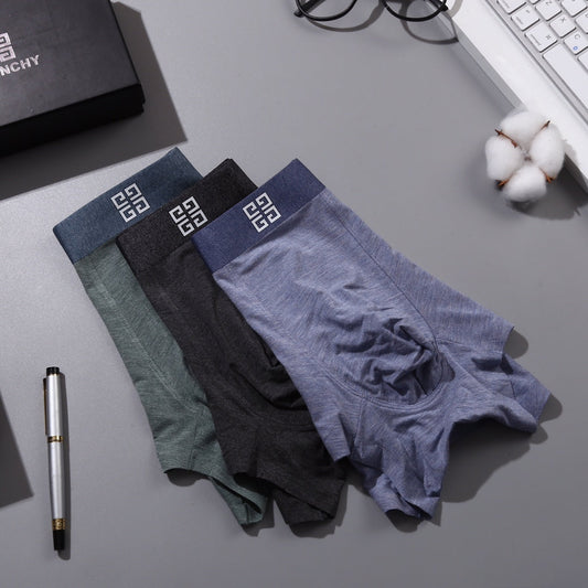 Givenchy Small Emblem Details Men's Boxer Briefs - 3-Piece Box