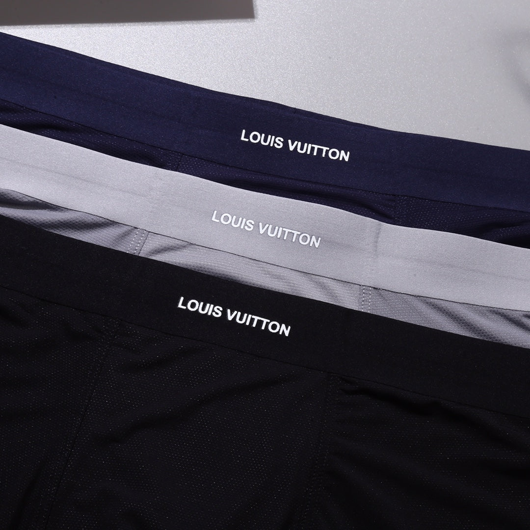 Louis Vuitton Small Patch Details Men's Boxer Briefs - 3-Piece Box