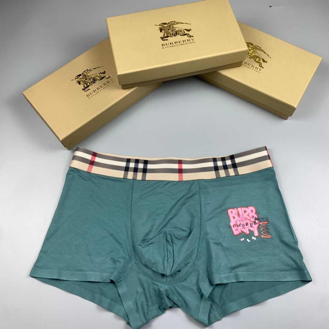 Burberry Modal Men's Boxer Briefs - 3-Piece Box