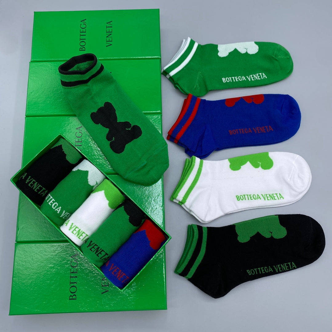 Bottega Veneta Short Socks - 5-Pair Pack