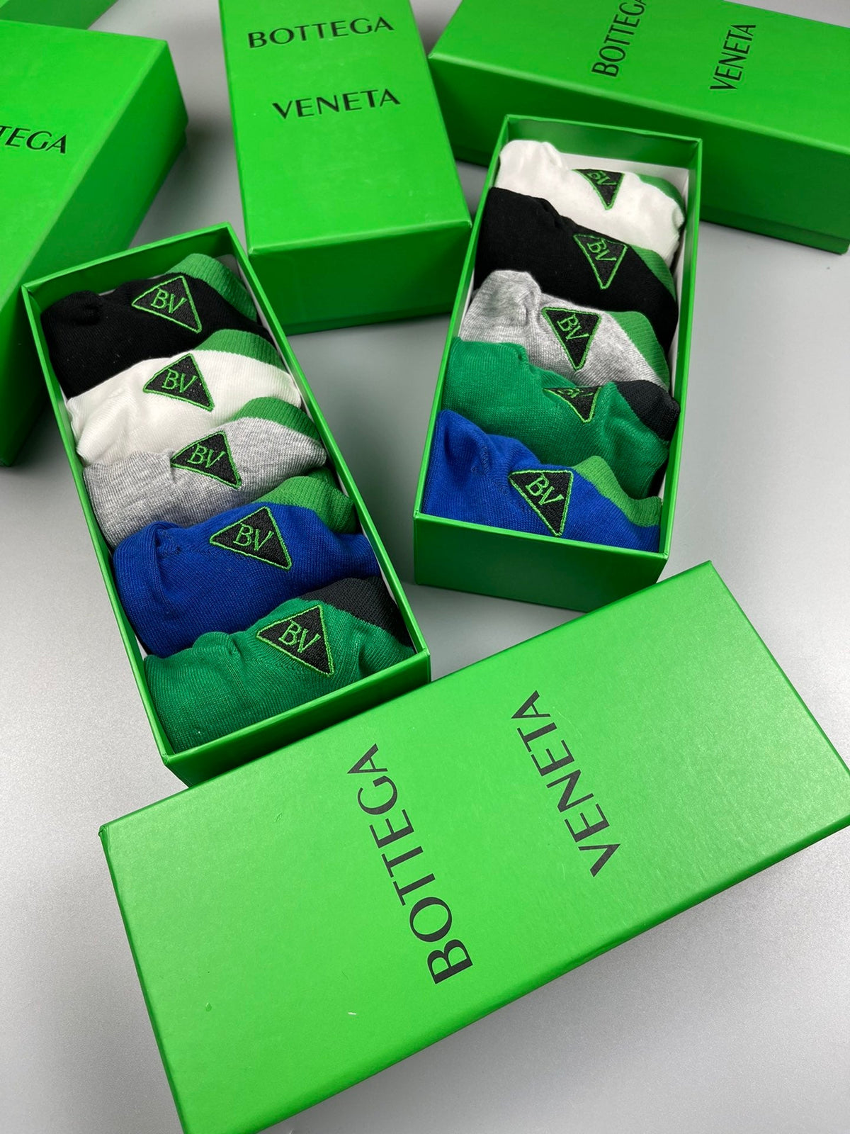 Bottega Veneta Cotton Socks - 5-Pair Pack