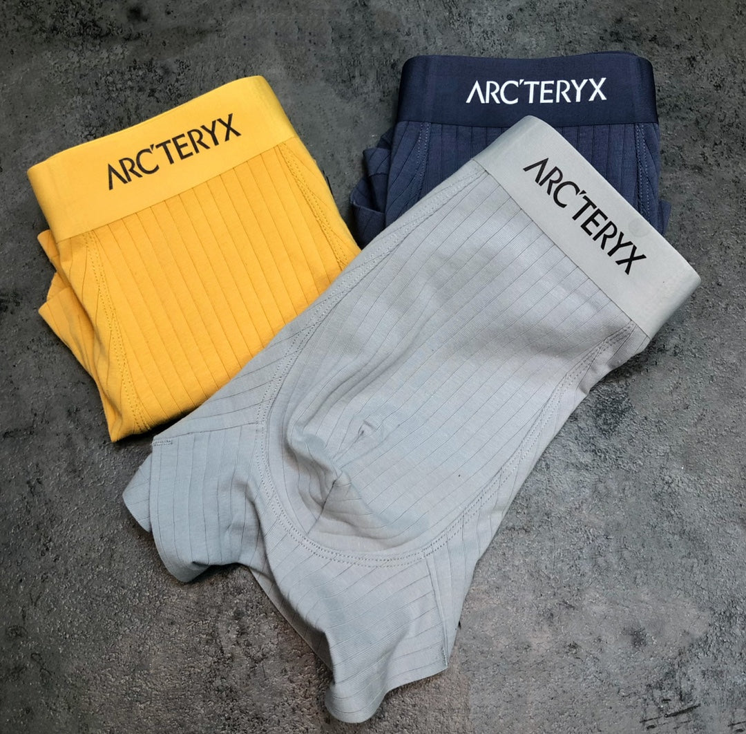 Arc'teryx Ribbed Bird Motif Men's Trunk Underwear - 3-Piece Box
