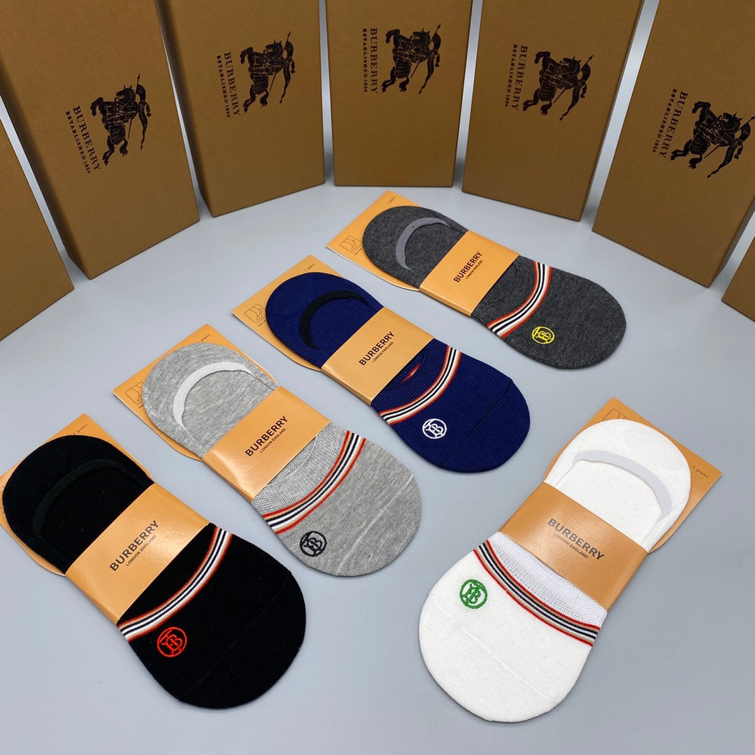 Burberry Short Socks - 5-Pair Pack