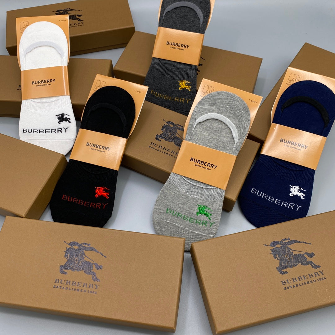 Burberry Short Socks - 5-Pair Pack