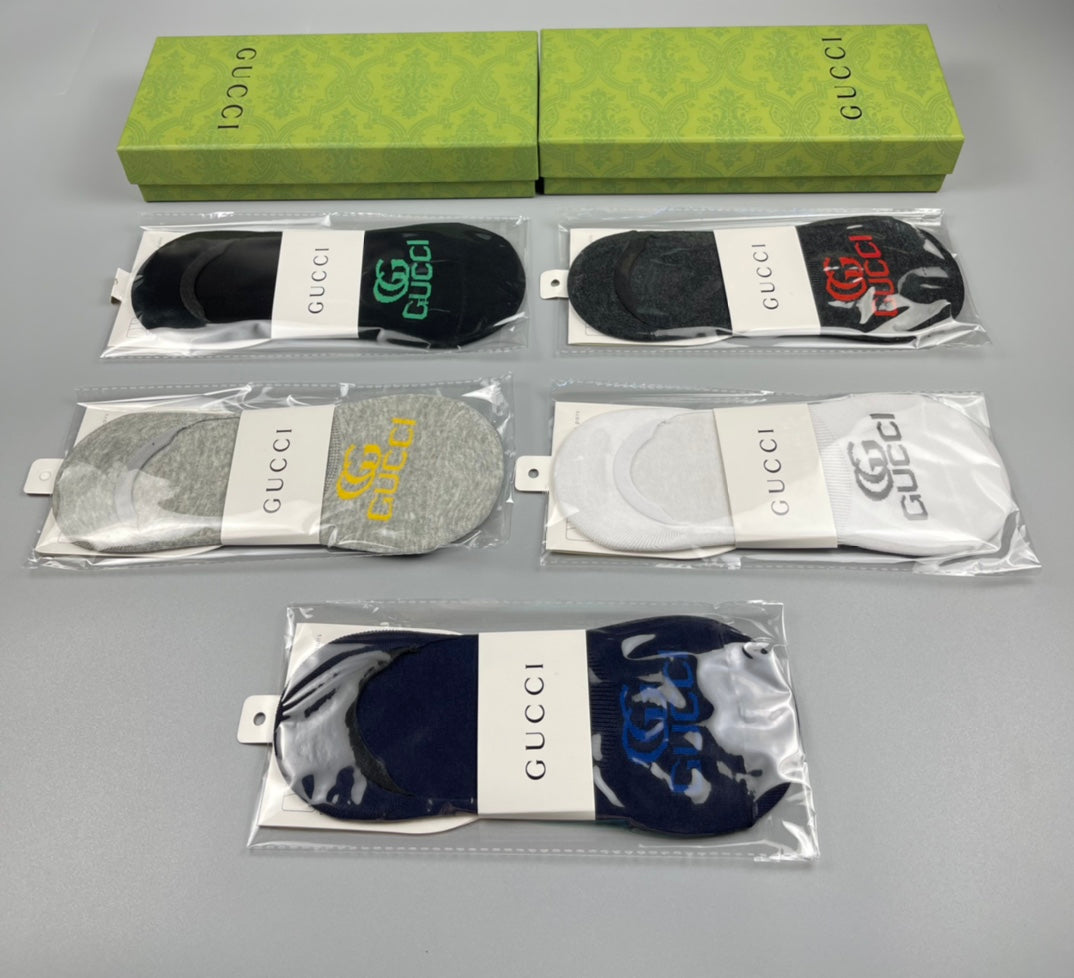 Gucci Cotton Socks - 5-Pair Pack