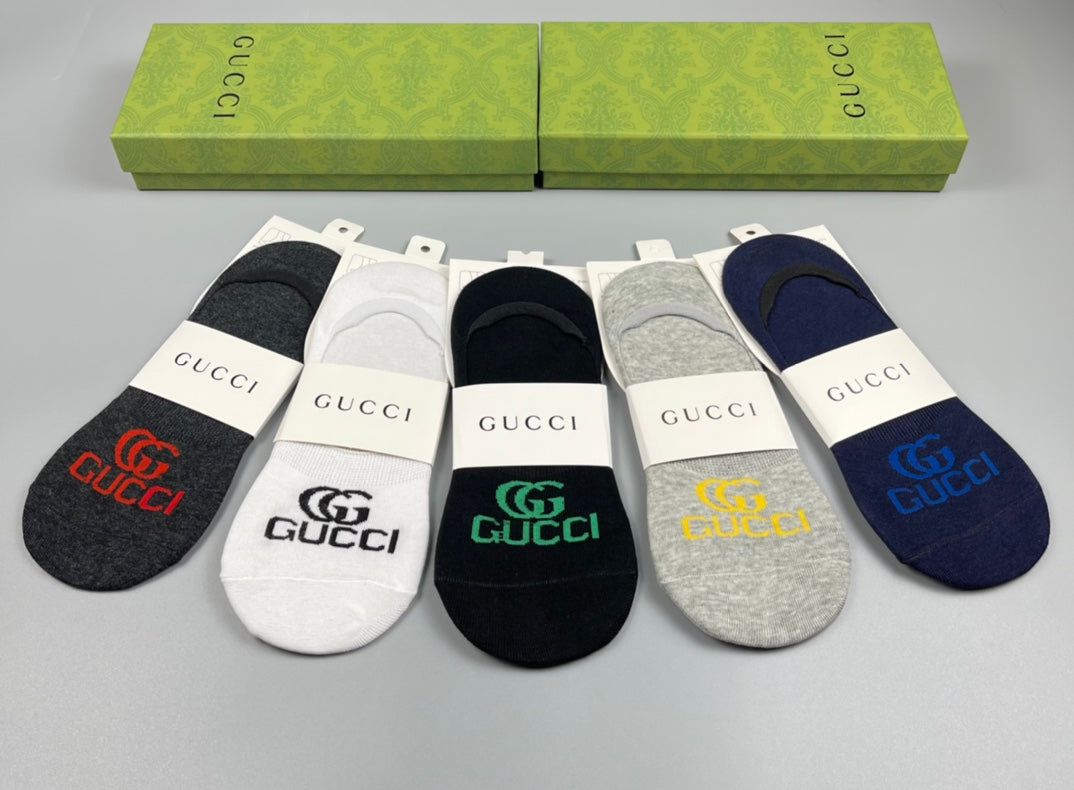 Gucci Cotton Socks - 5-Pair Pack