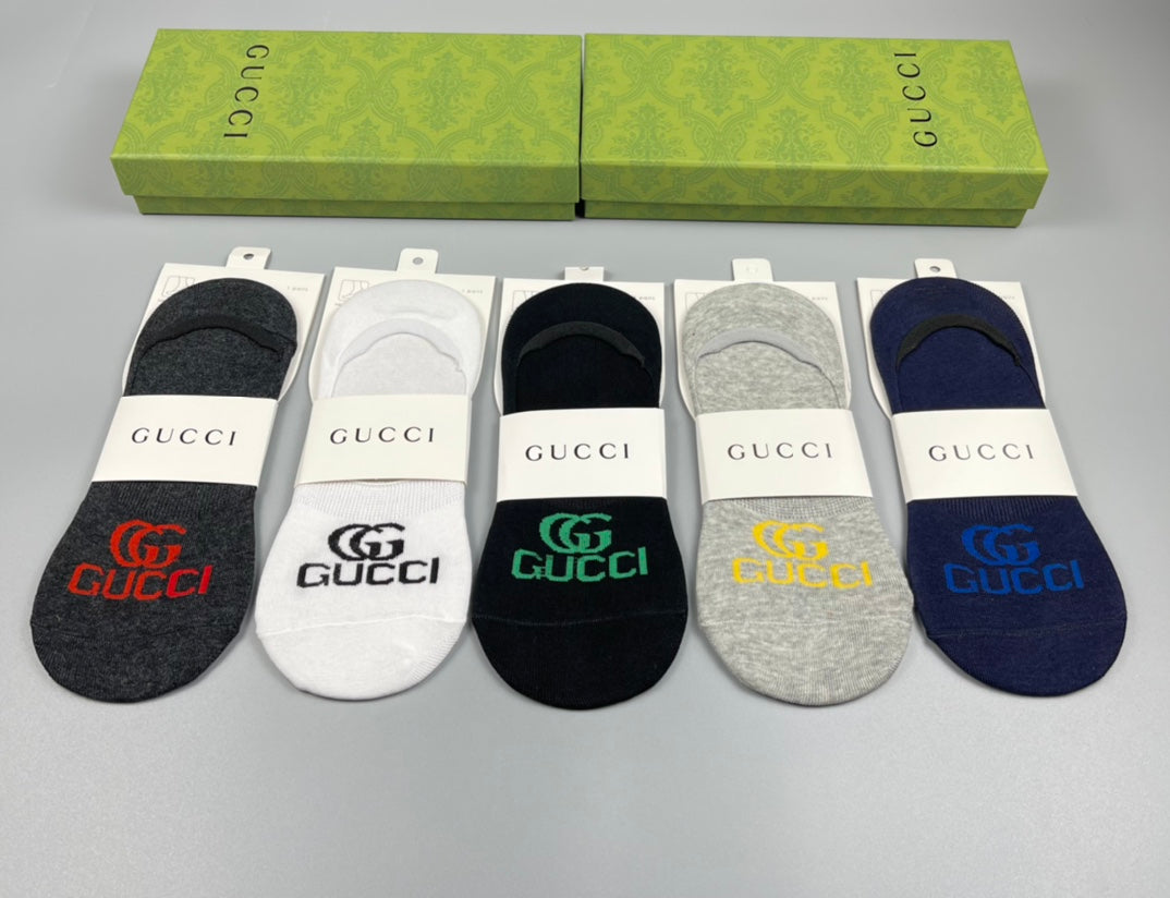 Gucci Cotton Socks - 5-Pair Pack