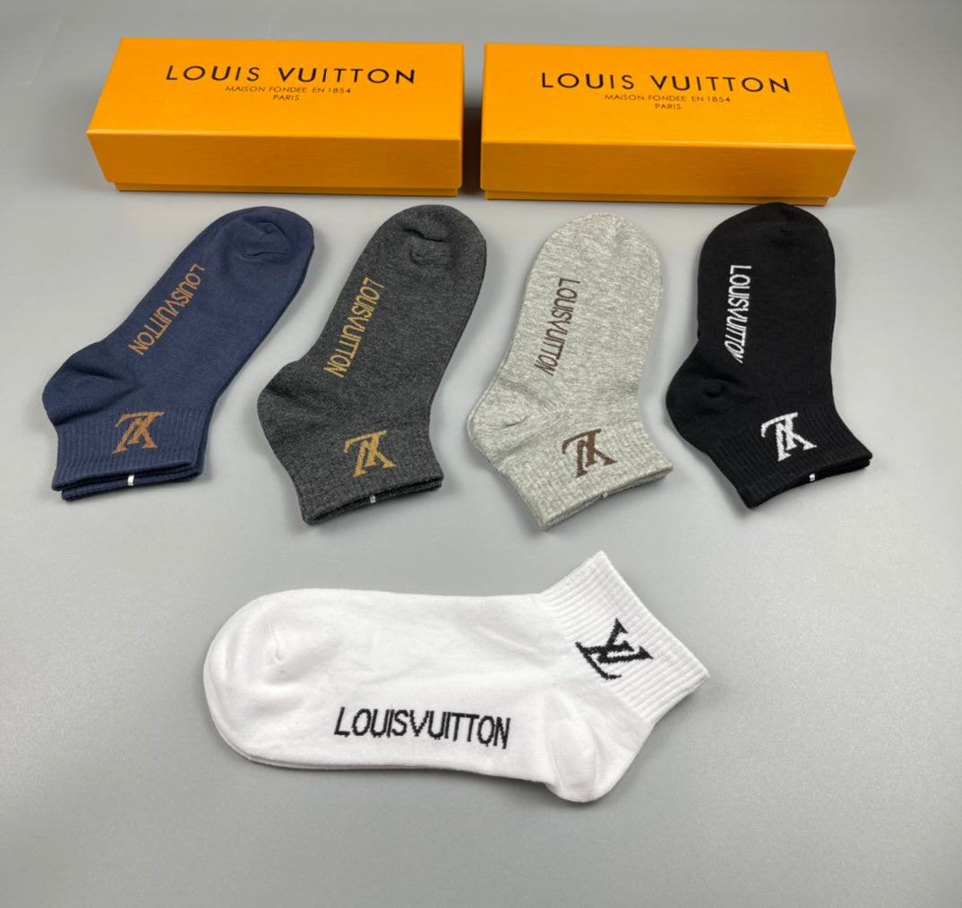 Louis Vuitton Cotton Socks - 5-Pair Pack