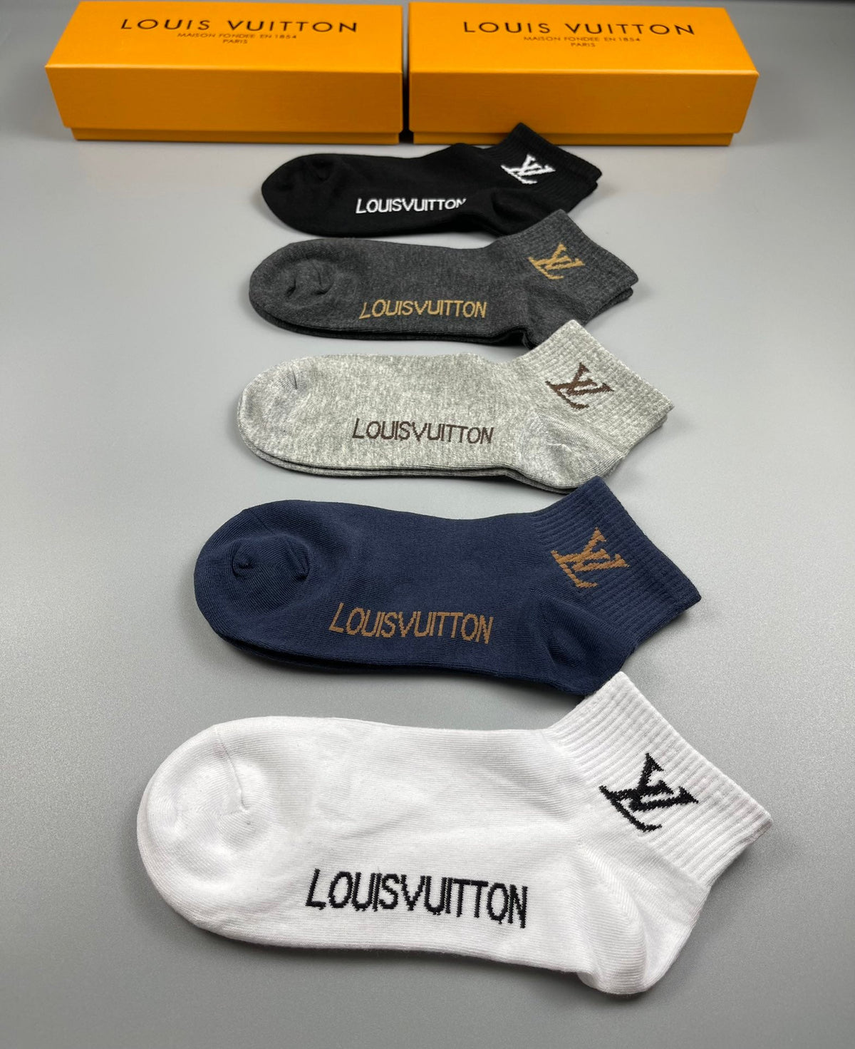 Louis Vuitton Cotton Socks - 5-Pair Pack