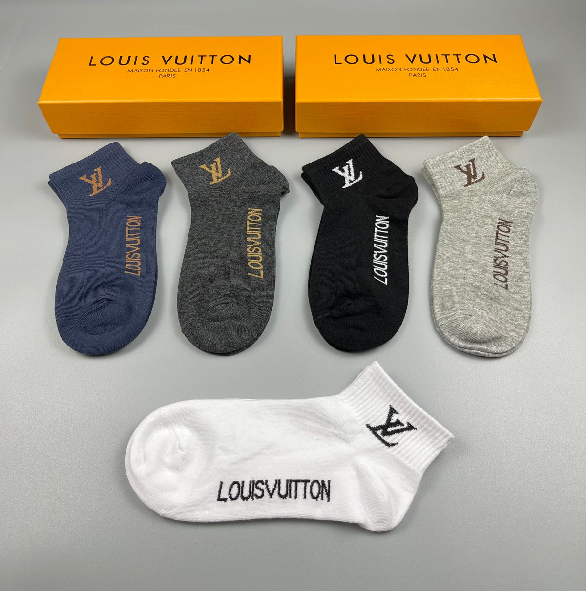 Louis Vuitton Cotton Socks - 5-Pair Pack