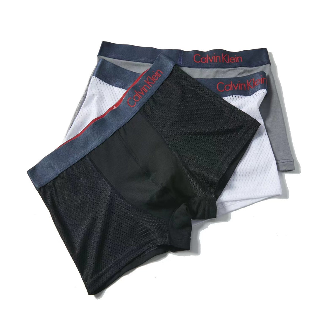 Calvin Klein Ice-Silk Men's Boxer Briefs - 3-Piece Box