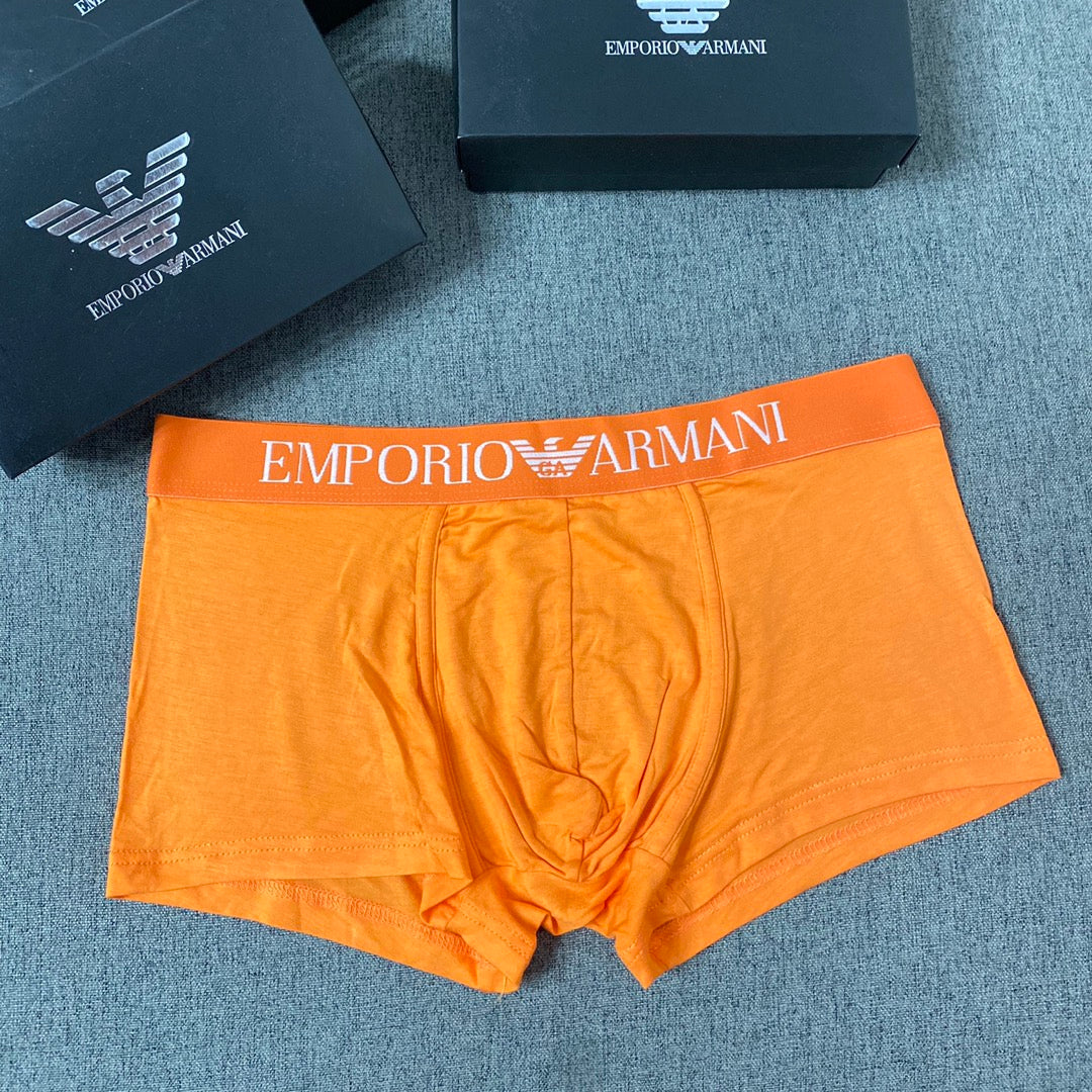 Armani Modal Broad Logo Waistbands Men's Boxer Briefs - 3-Piece Box