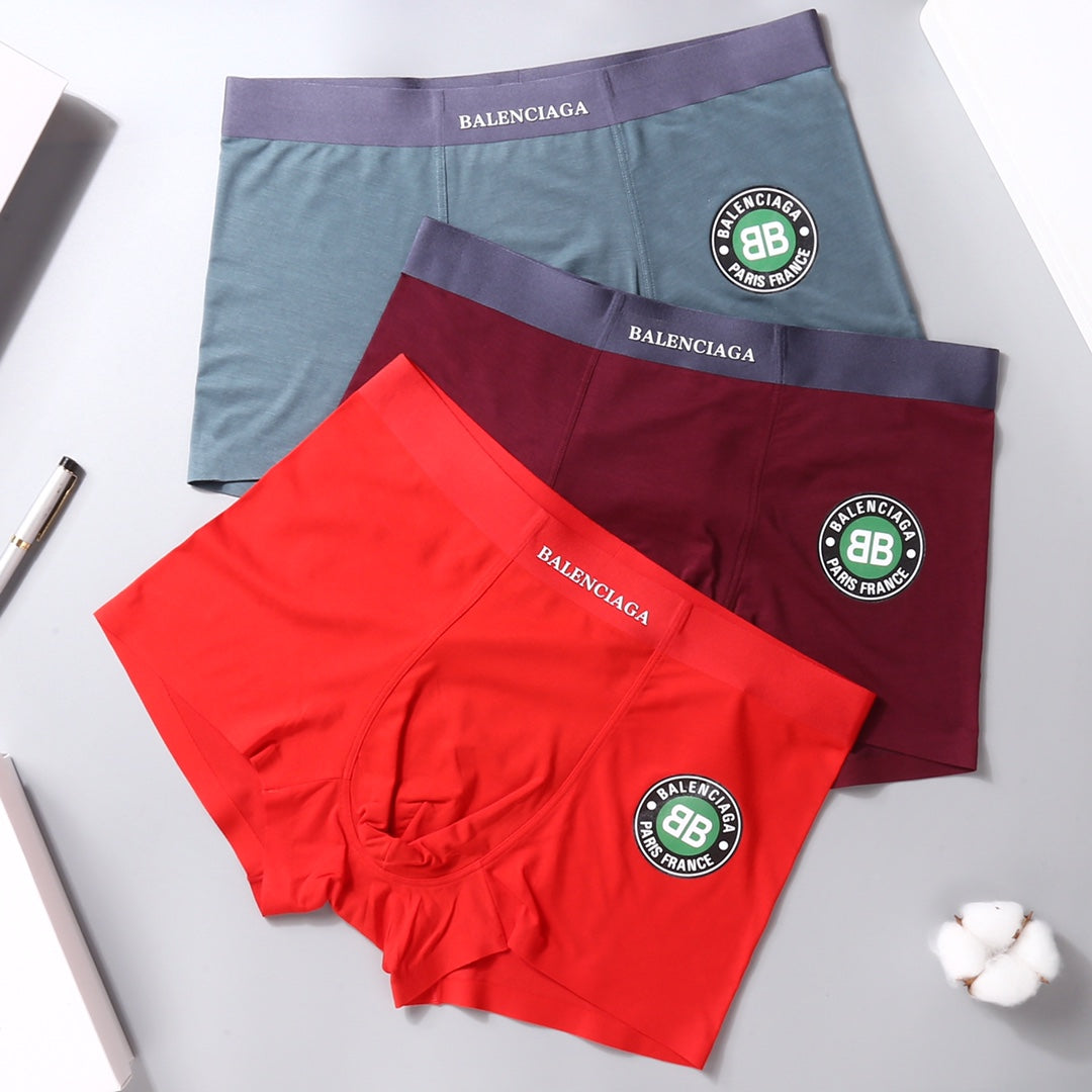 Balenciaga Modal Men's Boxer Briefs - 3-Piece Box