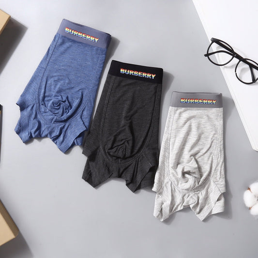 Burberry Modal Men's Boxer Briefs - 3-Piece Box