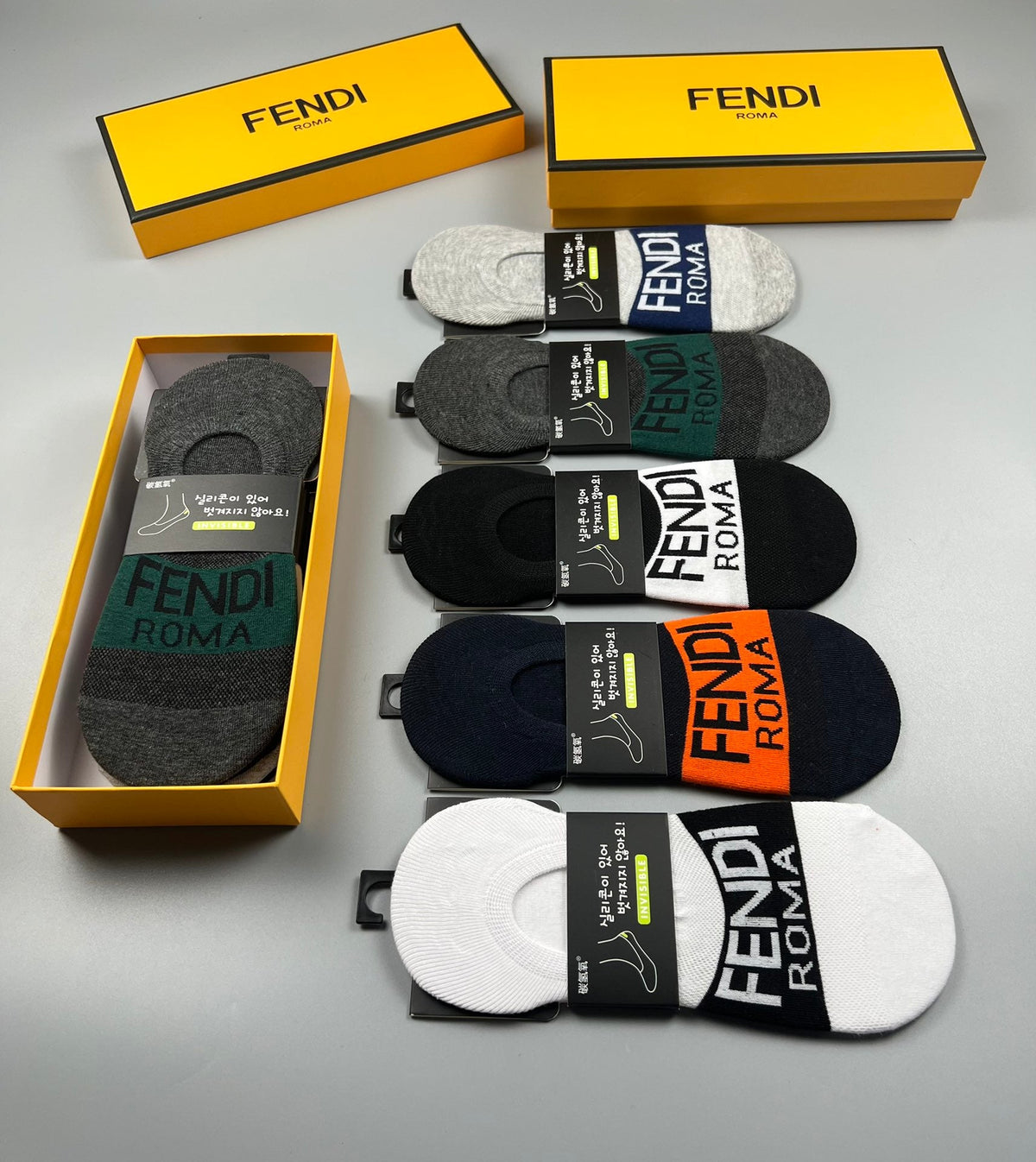 Fendi Cotton Short Socks