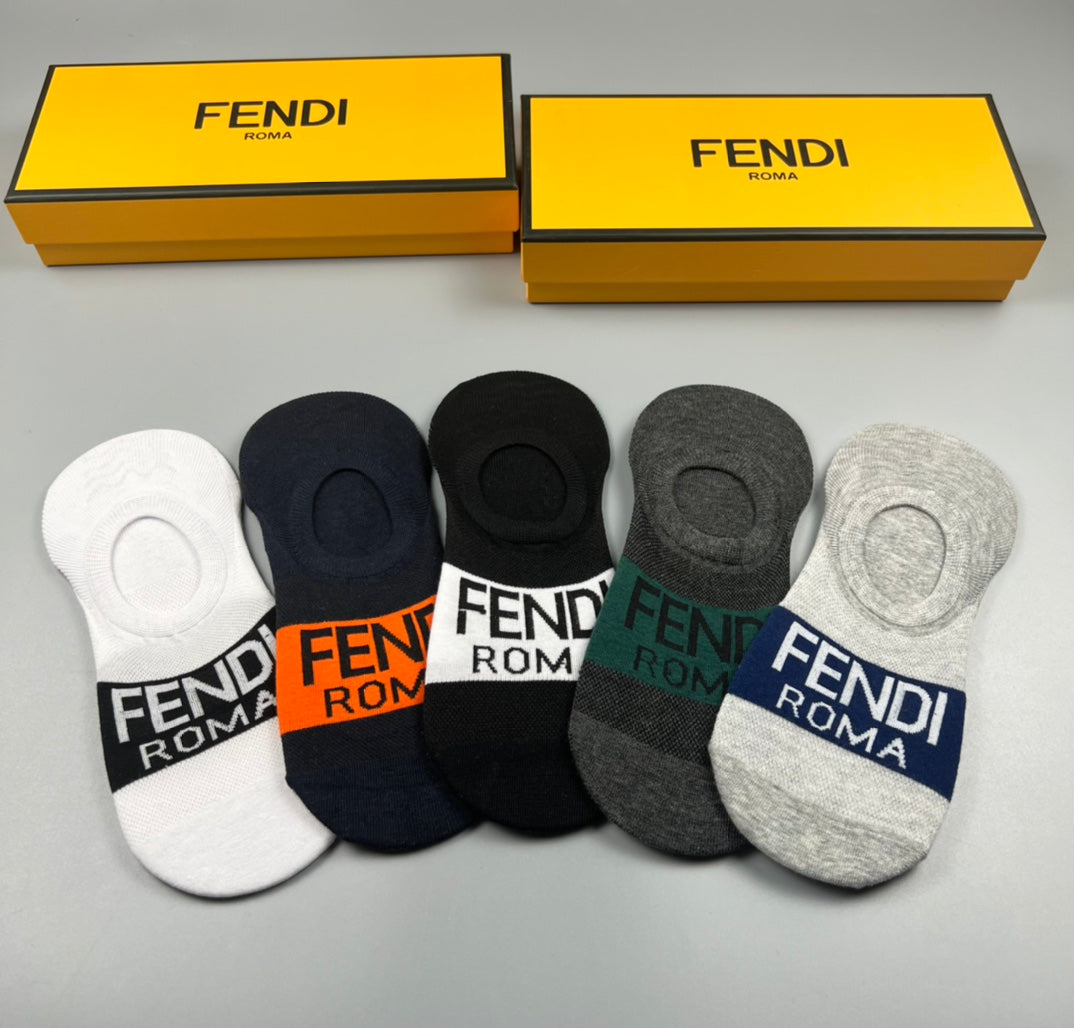 Fendi Cotton Short Socks