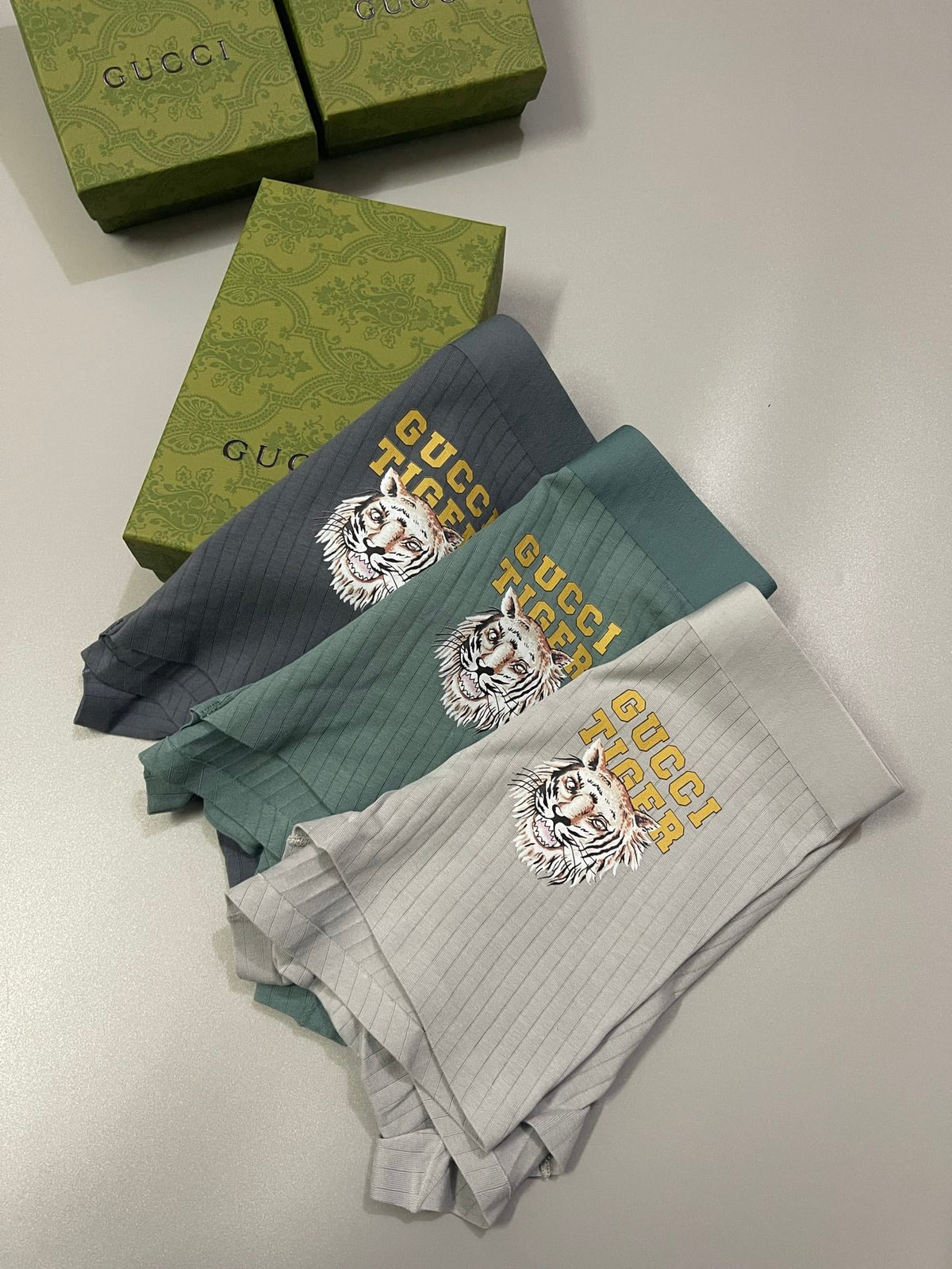 Gucci Cotton Men's Boxer Briefs - 3-Piece Box