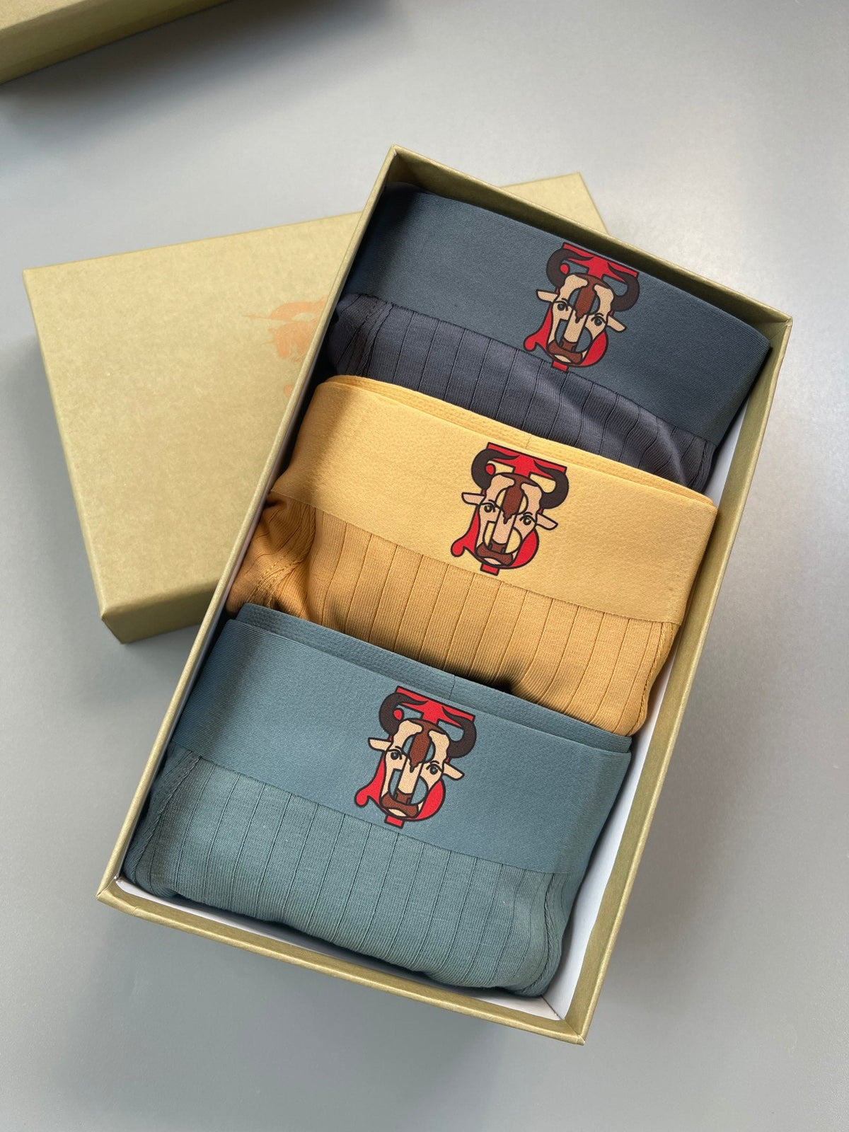 Burberry Cotton Men's Boxer Briefs - 3-Piece Box