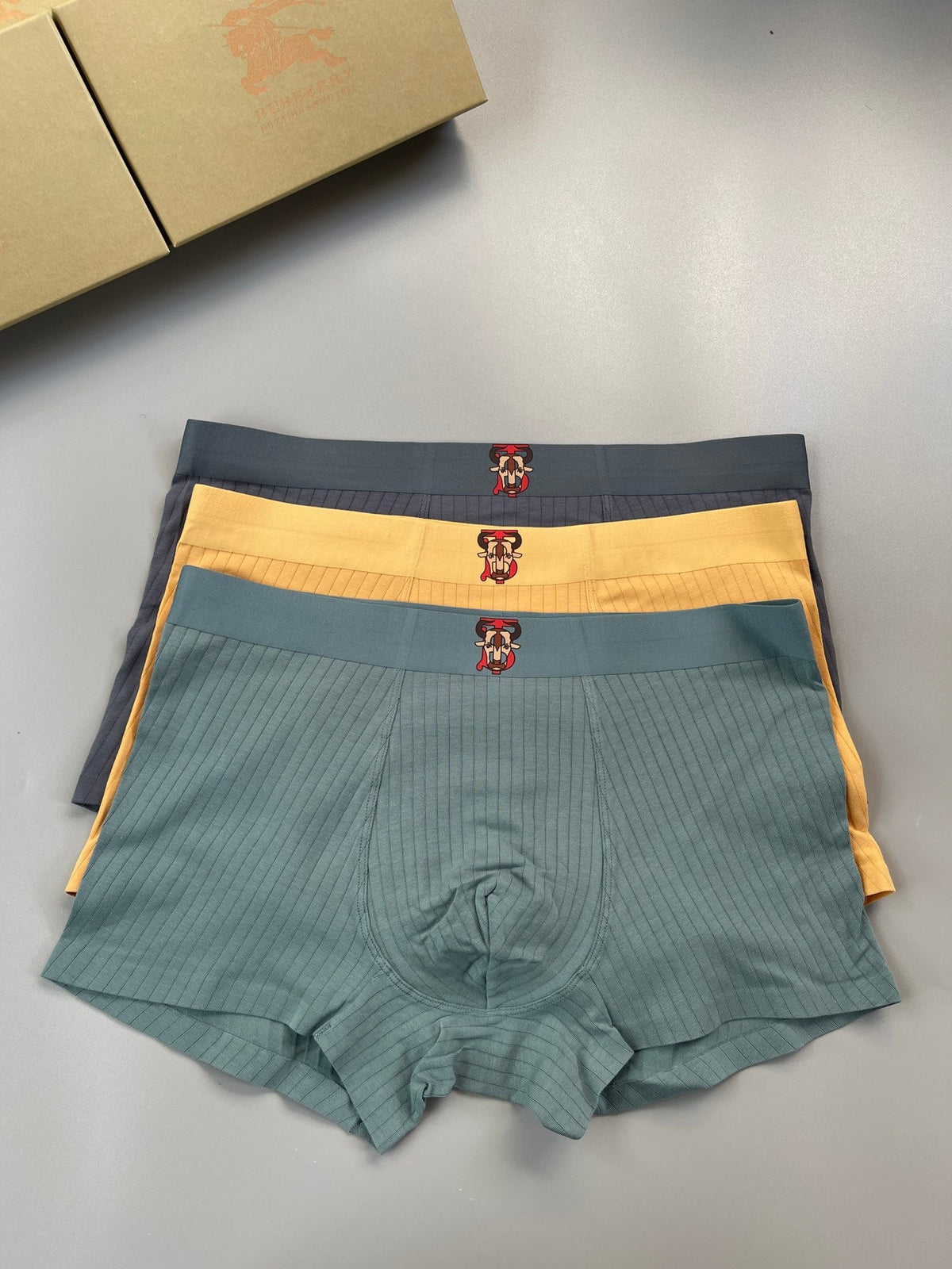 Burberry Small Bear Details Men's Boxer Briefs - 3-Piece Box