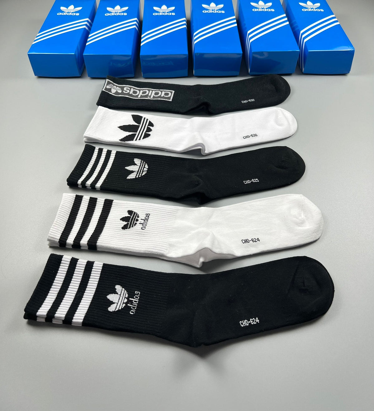 Adidas Cotton Short Socks - 5-Pair Pack