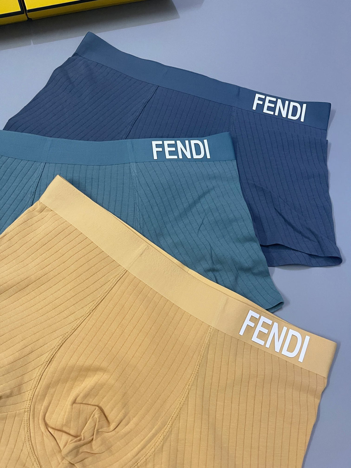 Fendi Cotton Men's Boxer Briefs - 3-Piece Box - Sizes L-XXXL