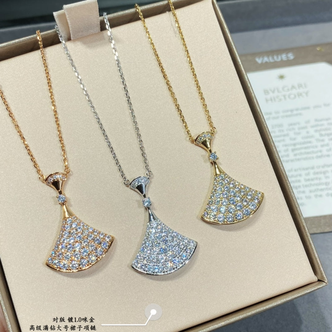 Martin Graham pendant necklace in polished metal-tone – main product view