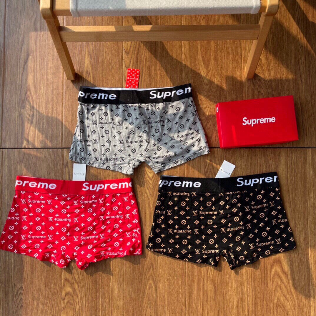 Louis Vuitton Cotton Men's Boxer Briefs - 3-Piece Box